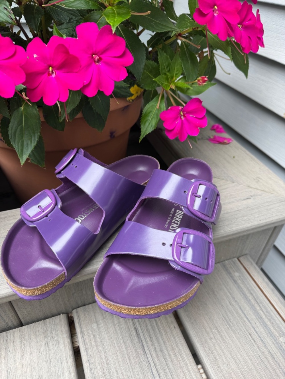 Birkenstock purple Arizona Big Buckle - Picture 3 of 7